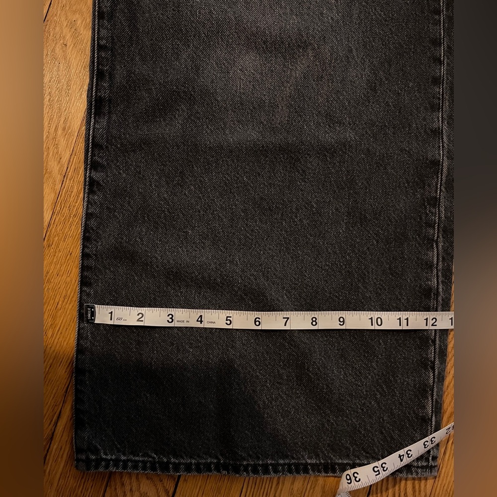 Madewell Super Wide Leg Black Jeans Size 30 - Picture 12 of 13